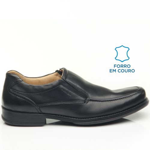 Sapato Social Pegada Masculino em Couro Preto 123451-01