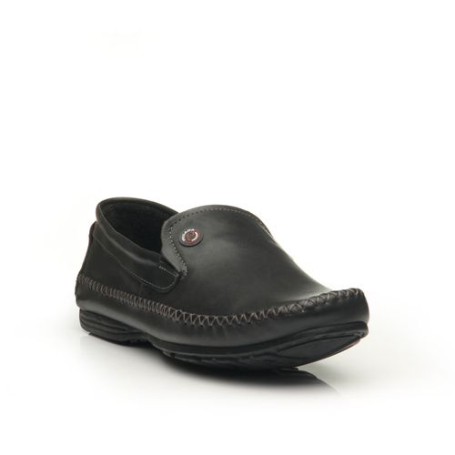 Mocassim Pegada Masculino em Couro Preto 140771-04