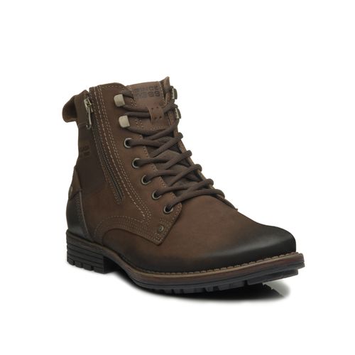 Bota Pegada Masculina em Couro Castanho 180745-03