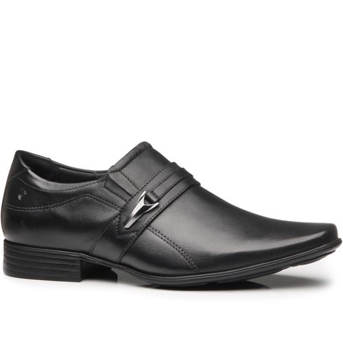 Sapato Social Pegada Masculino em Couro Preto 124608-04