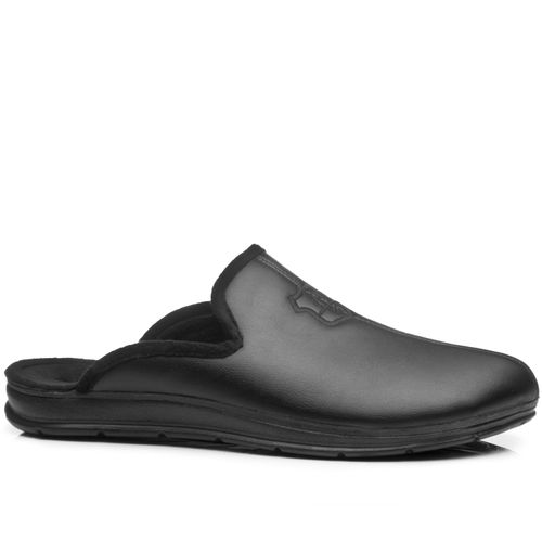 Pantufa Pegada Masculina em Microfibra Preto 166001-04