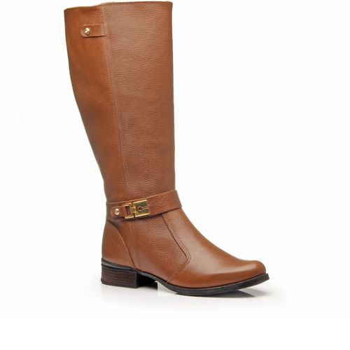 Bota Montaria Pegada Feminina em Couro Terracota 282061-02