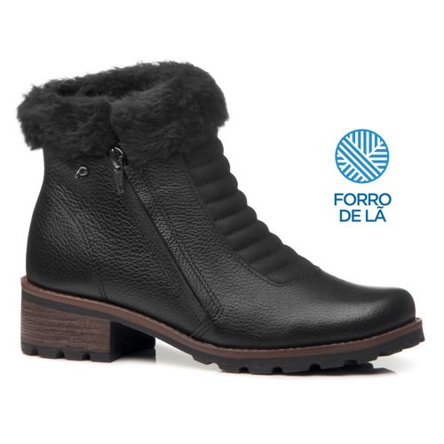 Bota Pegada Feminina em Couro Preto 281494-04