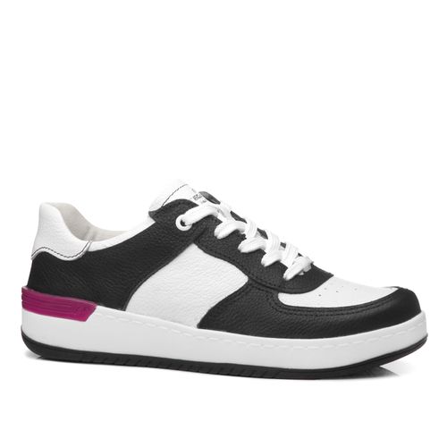 Tênis Pegada Feminino em Couro Branco 210301-05