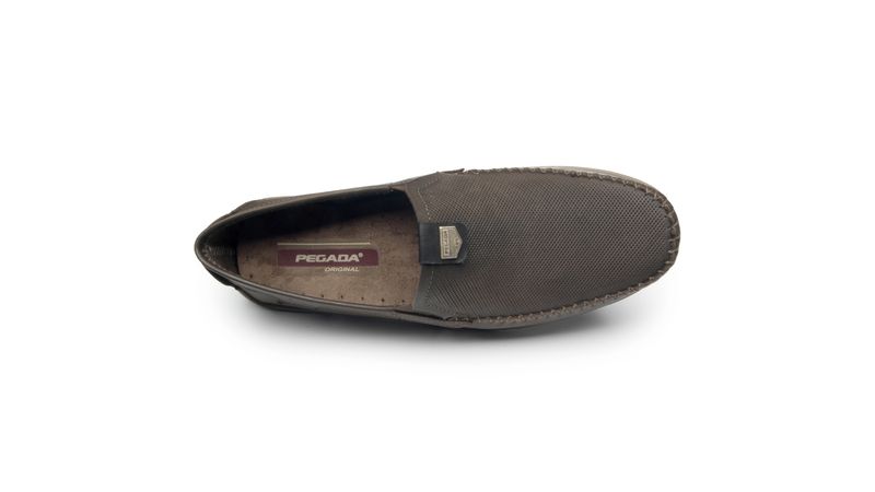 Mocassim Pegada Masculino em Couro Cravo 141603-03 - Pegada