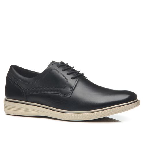 Sapato Social Pegada Masculino em Couro Preto 126101-02