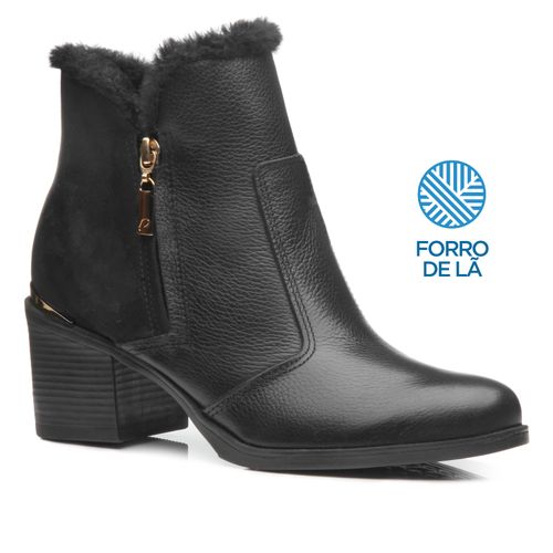 Bota Pegada Feminina em Couro Preto 280391-06