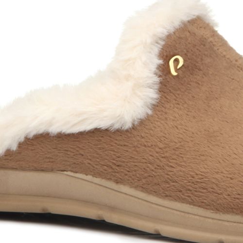 Pantufa Pegada Feminina em Tecido Terra 266005-02