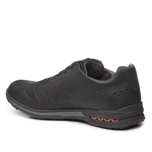 Sapatênis Pegada Masculino em Couro Black 114858-05