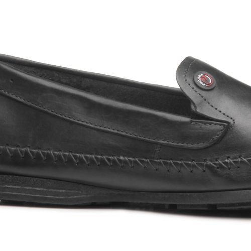 Mocassim Pegada Masculino  Plus Size em Couro Preto 540771-04