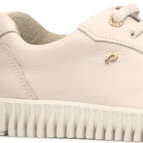 Tenis Pegada Feminino em Couro Off White 210512-02