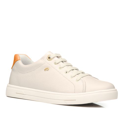 Tenis Pegada Feminino em Couro Off White 211102-03