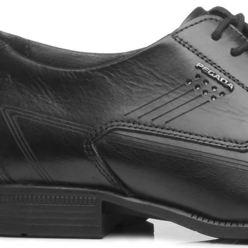 Sapato Social Pegada Masculino em Couro Preto 126502-01