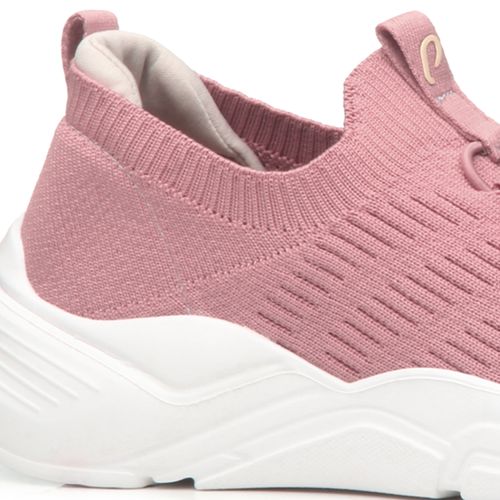 Tenis Pegada Feminino em Tecido Rosa 218832-03