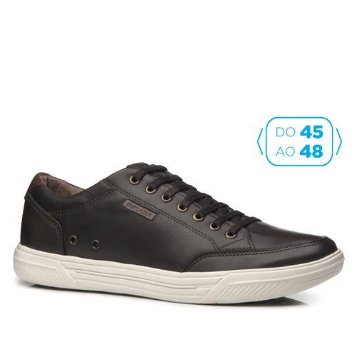 Sapatênis Pegada Masculino em Couro Brown 510403-03