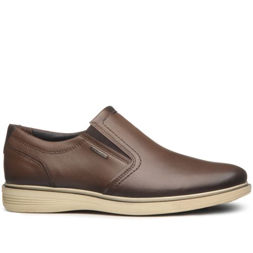 Sapato Casual Pegada Masculino em Couro Pinhão 126107-03