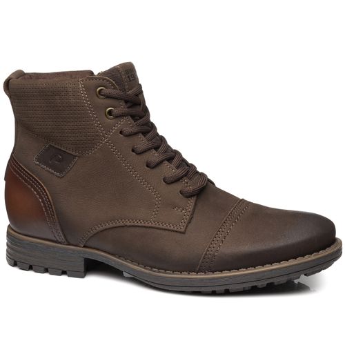 Coturno Pegada Masculino em Couro Chocolate 180749-06