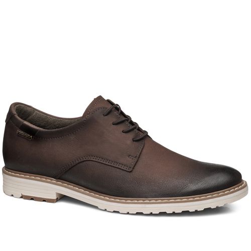 Sapato Casual Pegada Masculino em Couro Castanho 126207-05