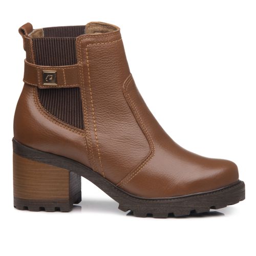 Bota Pegada Feminina em Couro Terracota 281309-02