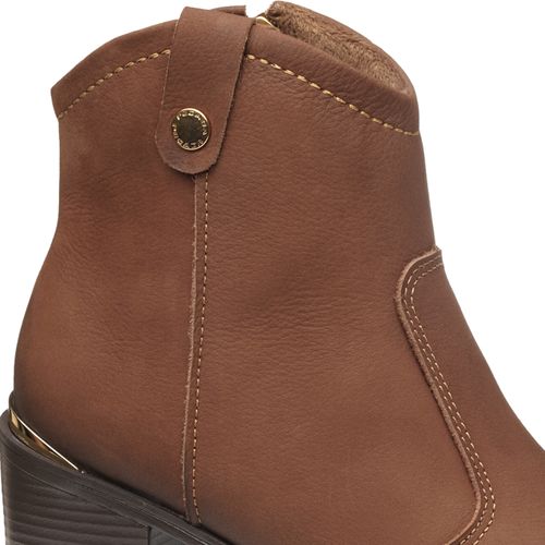 Bota Pegada Feminina em Couro Terracota 280309-04