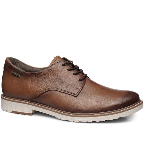 Sapato Casual Pegada Masculino em Couro Tabaco 126207-03