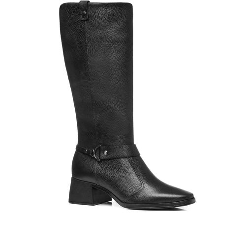 Bota Montaria Pegada Feminina em Couro Preto 282361-04