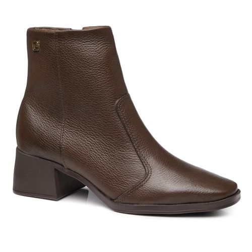 Bota Pegada Feminina em Couro Chocolate 282301-03