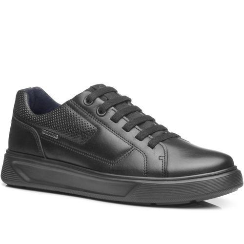 Tênis Casual Pegada Masculino em Couro Preto 110923-05