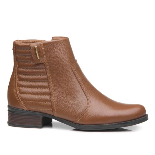 Bota Pegada Feminina em Couro Terracota 282008-02