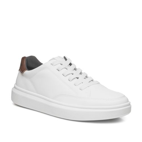 Tênis Casual Pegada Masculino em Microfibra Branco 172103-01