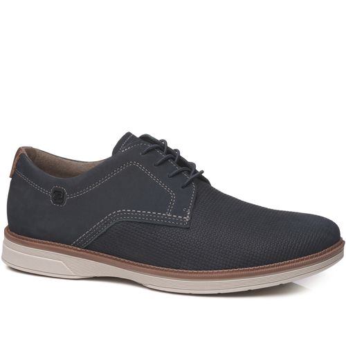 Sapato Casual Pegada Masculino Couro em Marinho 126705-05