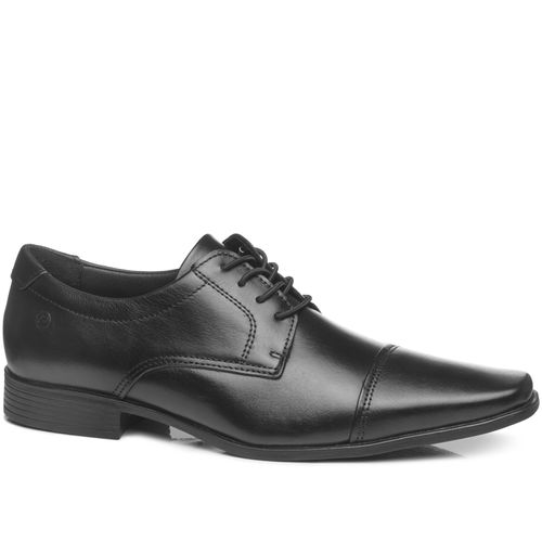 Sapato Social Pegada Masculino em Couro Preto 127001-01
