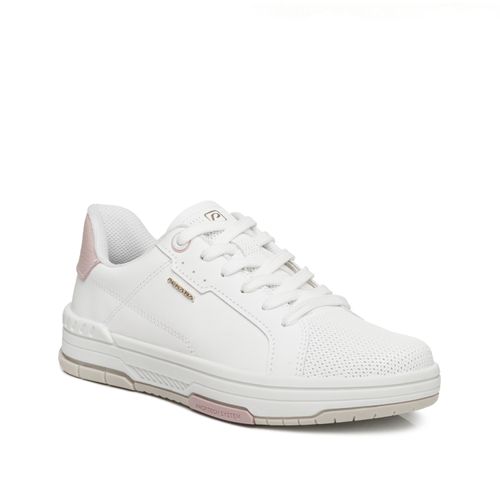 Tênis Pegada Feminino em Couro Branco 212604-02