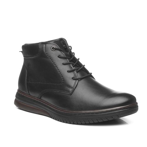 Bota Pegada Masculina em Couro Preto 111405-02