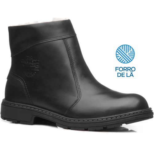 Bota Pegada Masculina em Couro Preto 181681-02