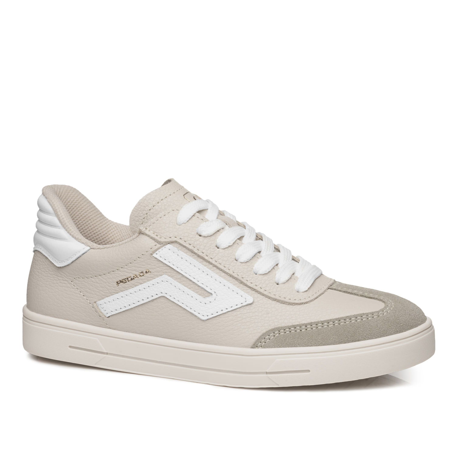 Tênis Pegada Feminino em Couro Off White 211154-05 - Pegada