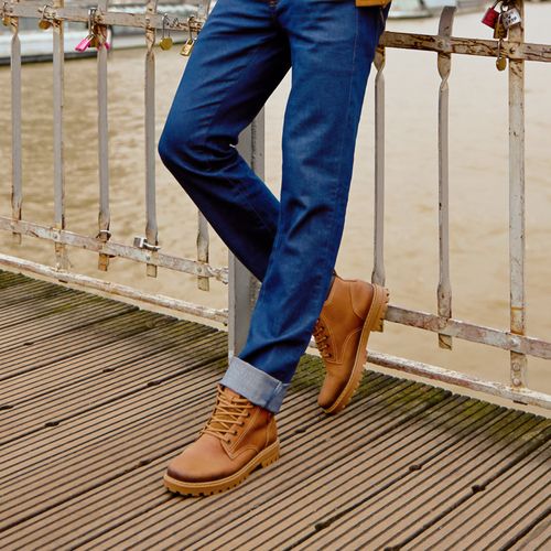 Coturno Pegada Masculino em Couro Latego 181510-03