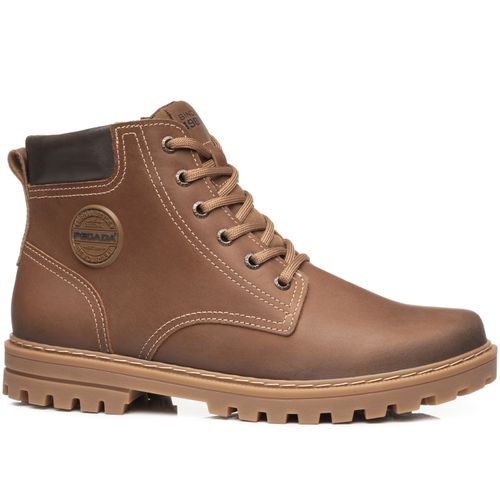 Coturno Pegada Masculino em Couro Latego 181510-03