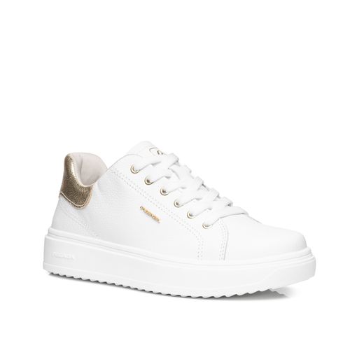 Tênis Pegada Feminino em Couro Branco 211303-05