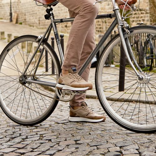 Tênis Casual Pegada Masculino em Couro Desert 110751-04