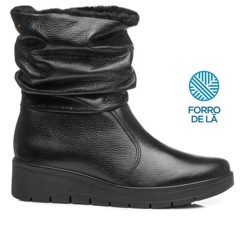 Bota Pegada Feminina em Couro Preto 280891-02