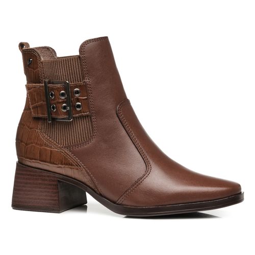 Bota Pegada Feminina em Couro Pinhão 282351-04