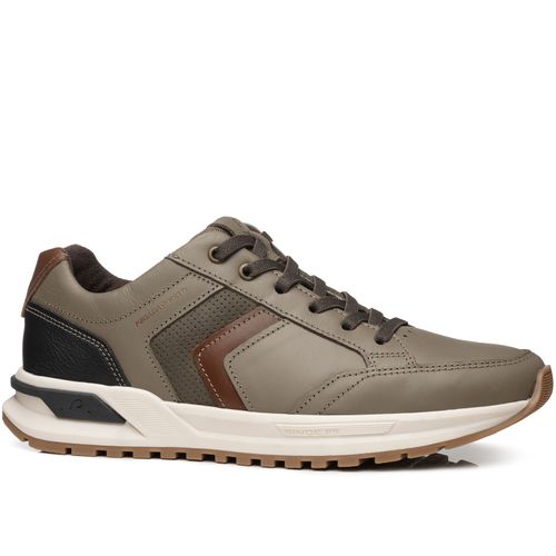 Tênis Casual Pegada Masculino em Couro Jaguar 112101-02