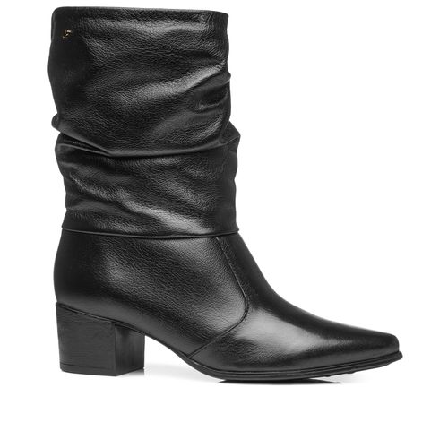 Bota Pegada Feminina em Couro Preto 280901-02