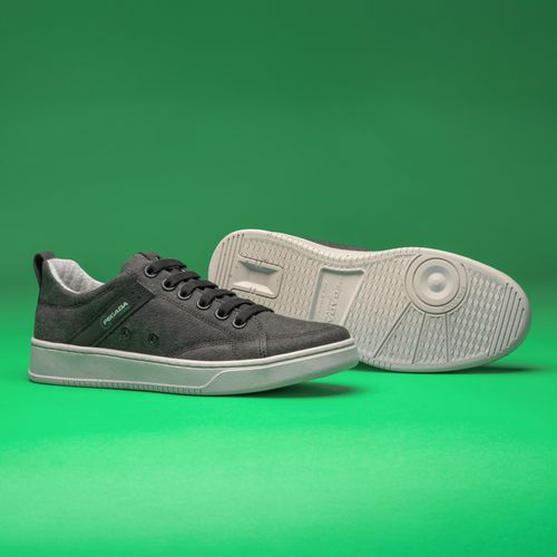 Tênis Casual Pegada Masculino em Tecido Preto 171951-02