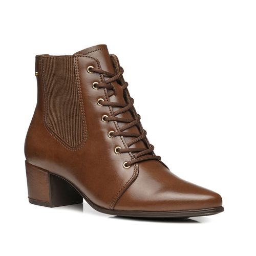 Bota Pegada Feminina em Couro Pinhão 280903-02