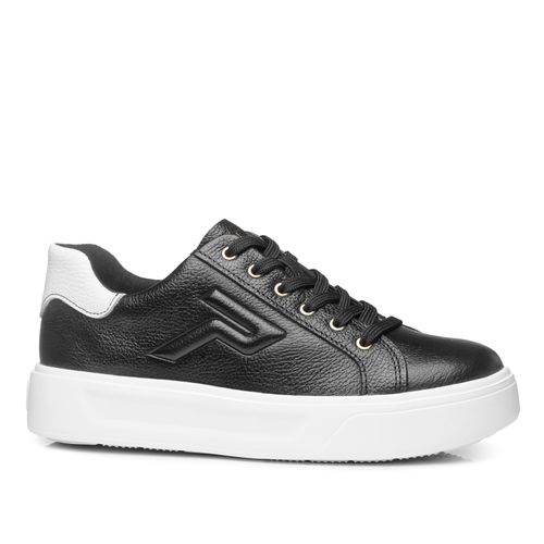 Tênis Pegada Feminino em Couro Preto 211216-04