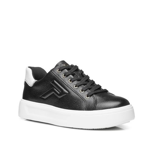 Tênis Pegada Feminino em Couro Preto 211216-04