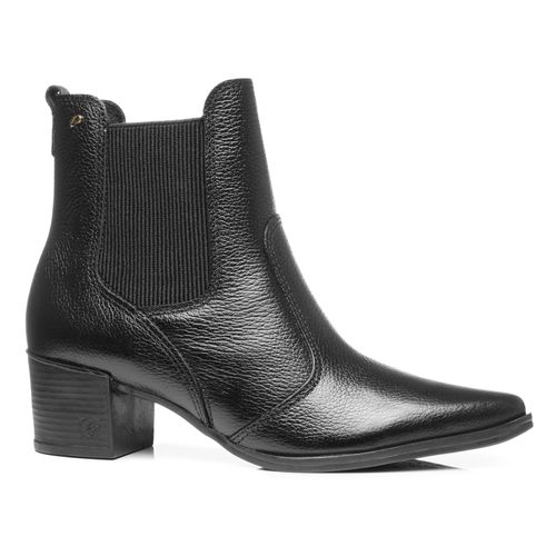 Bota Pegada Feminina em Couro Preto 280511-04