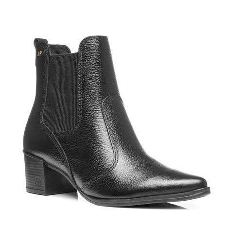 Bota Pegada Feminina em Couro Preto 280511-04
